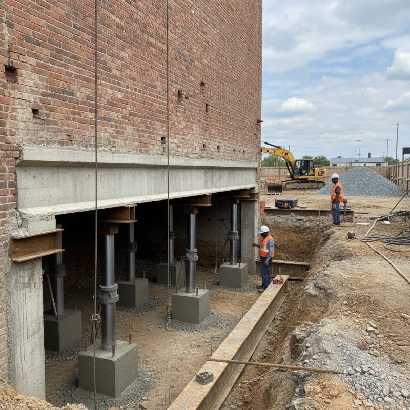 Structural Underpinning in Woonsocket, RI