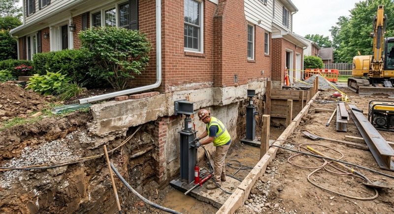 Structural Underpinning in Woonsocket, RI