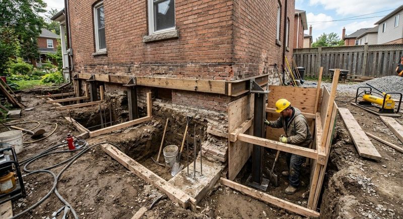 Underpinning Repair in Woonsocket, RI